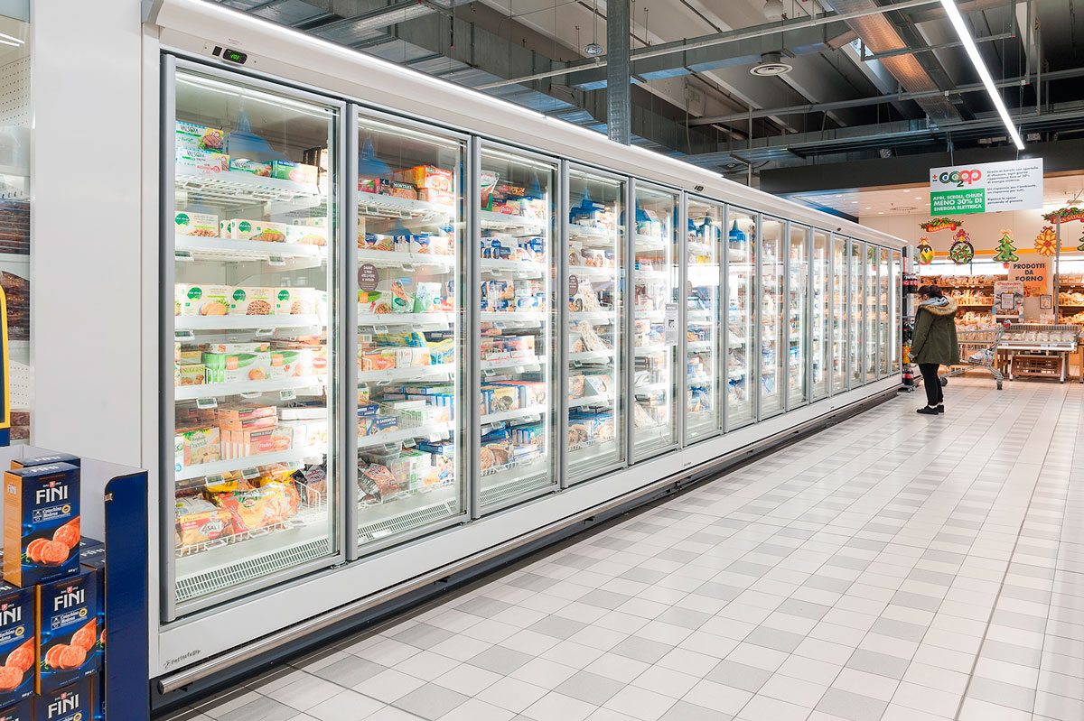 Pastorfrigor refrigeration installation at Novacoop Torino supermarket