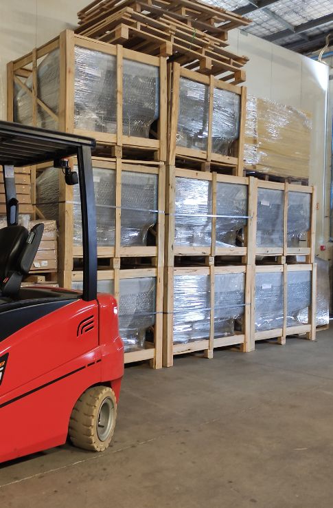 Quality control inspection at Pastorfrigor