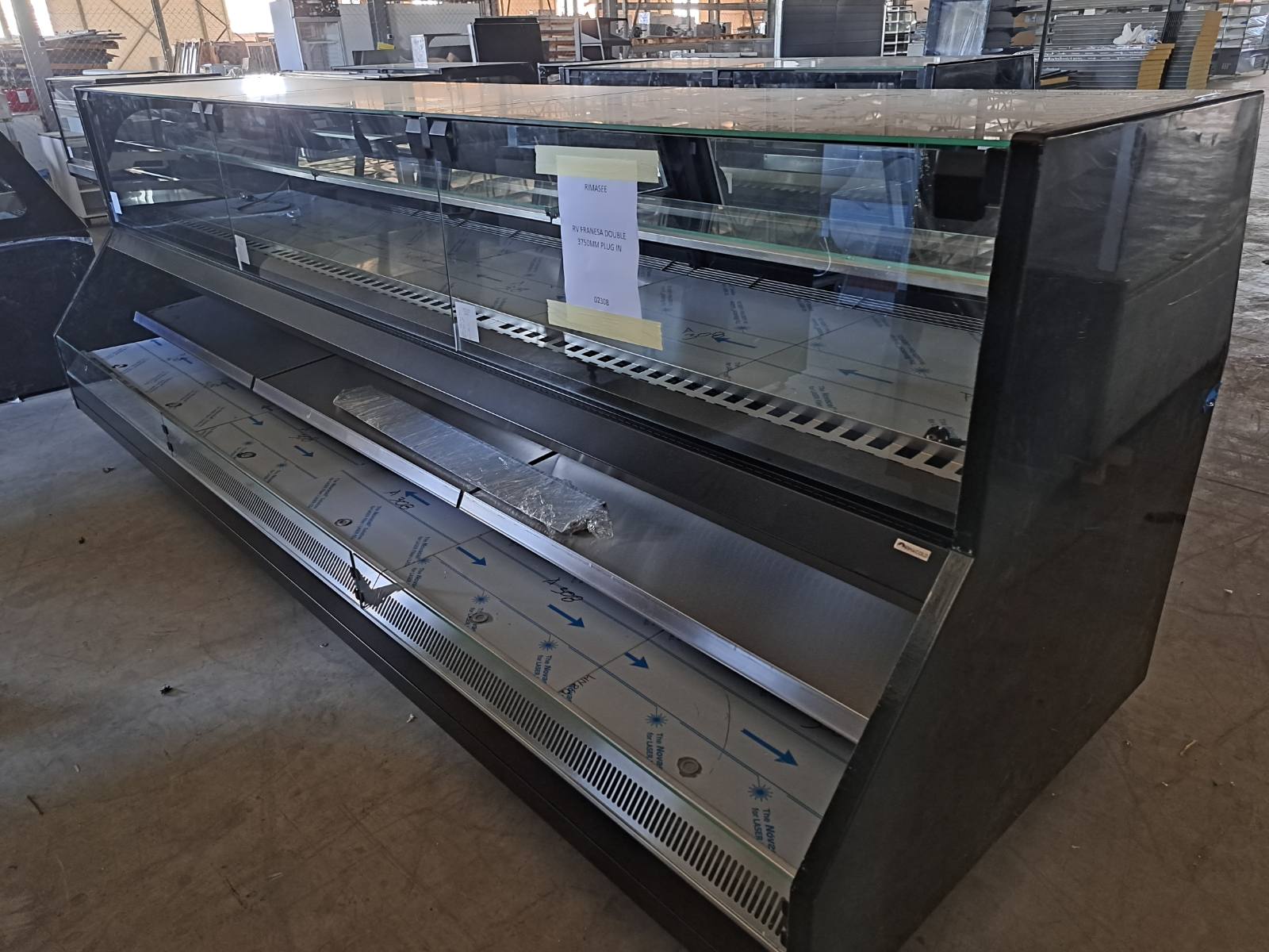 Brooklyn island freezer display