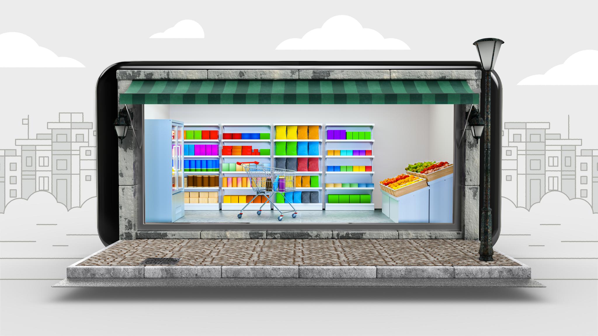 Neighborhood supermarket concept for urban food desert communities